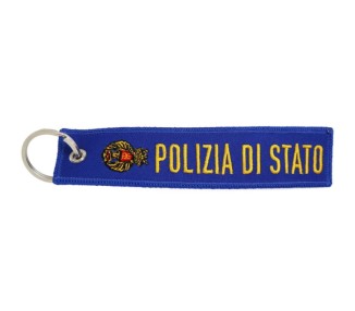 PORTACHIAVI IN TESSUTO POLIZIA DI STATO