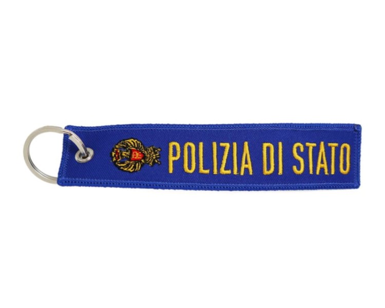 PORTACHIAVI IN TESSUTO POLIZIA DI STATO