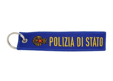 PORTACHIAVI IN TESSUTO POLIZIA DI STATO