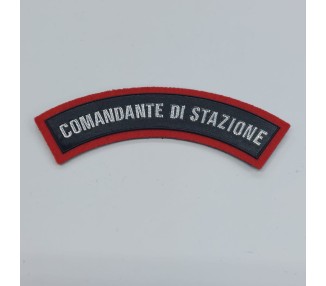 RICAMO CARABINIERI COMANDANTE DI STAZIONE CON VELCRO