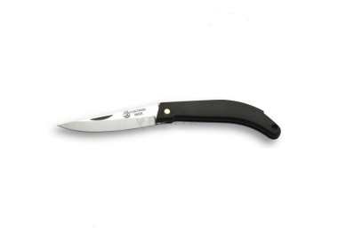 COLTELLO PESCA INOX PLASTICA NERO